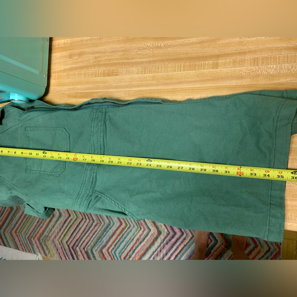 Universal Thread Green Short Sleeve Cotton blend Shorts Unionsuit size 18 - Picture 14 of 16